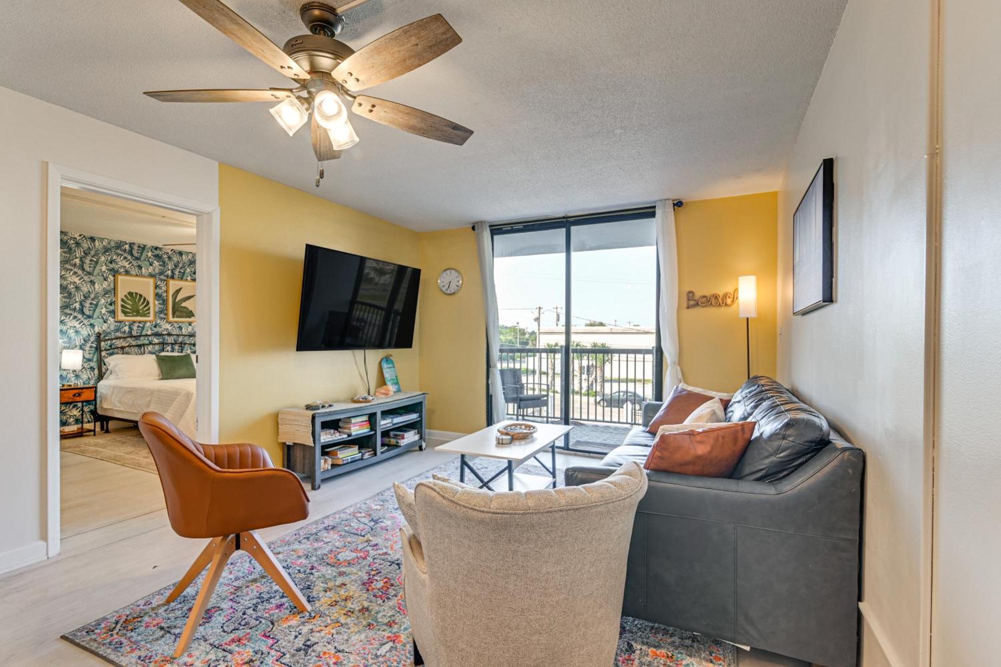 Updated Resort Condo, Walk To Myrtle Beach! Kültér fotó